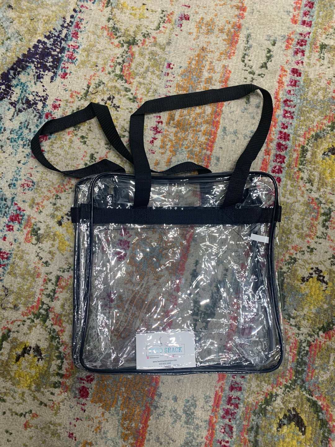 Offense Clear Zip Tote