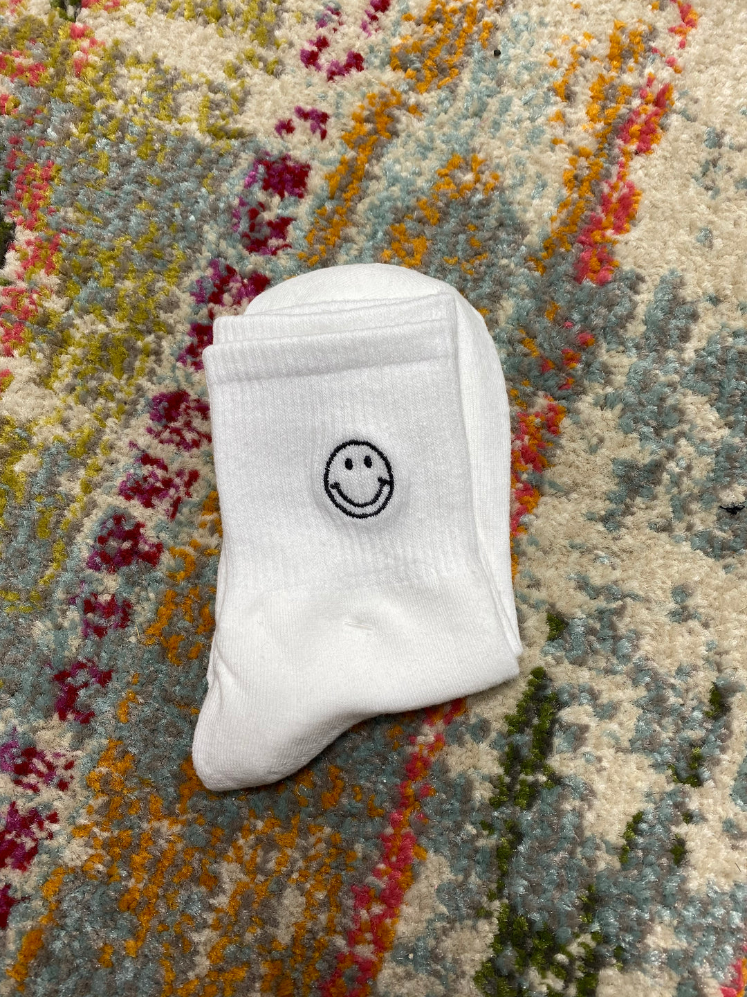 Embroidered Happy Socks