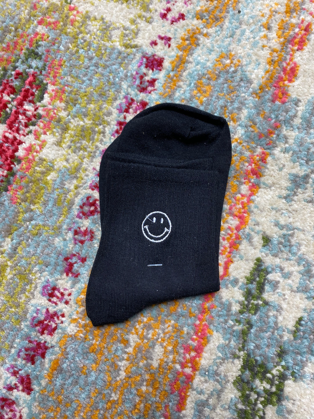 Embroidered Happy Socks