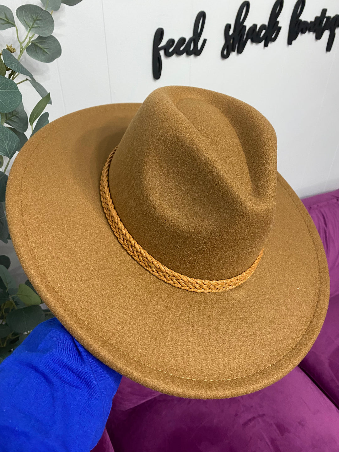 Tan Felt Hat