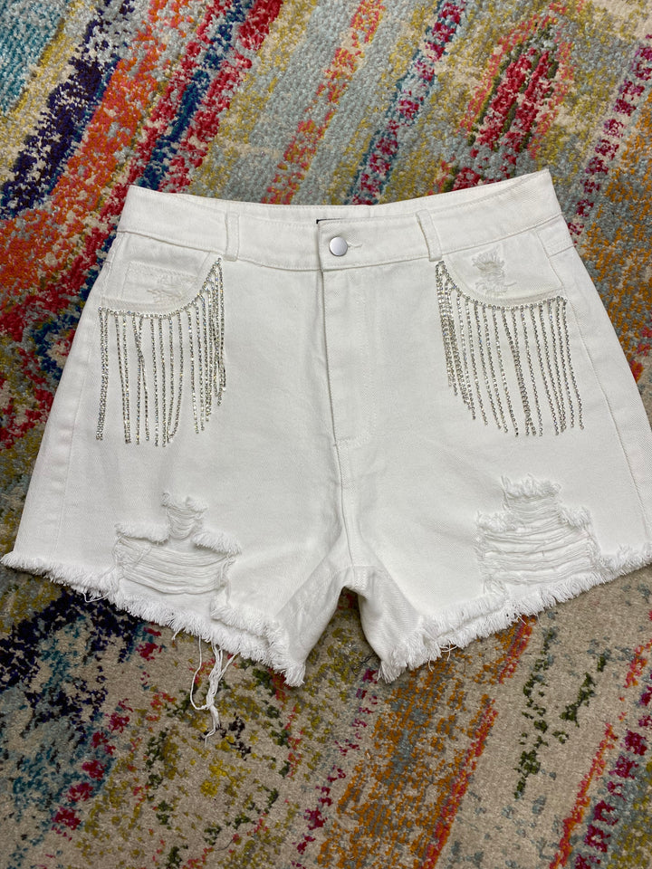 Maci Shorts in White