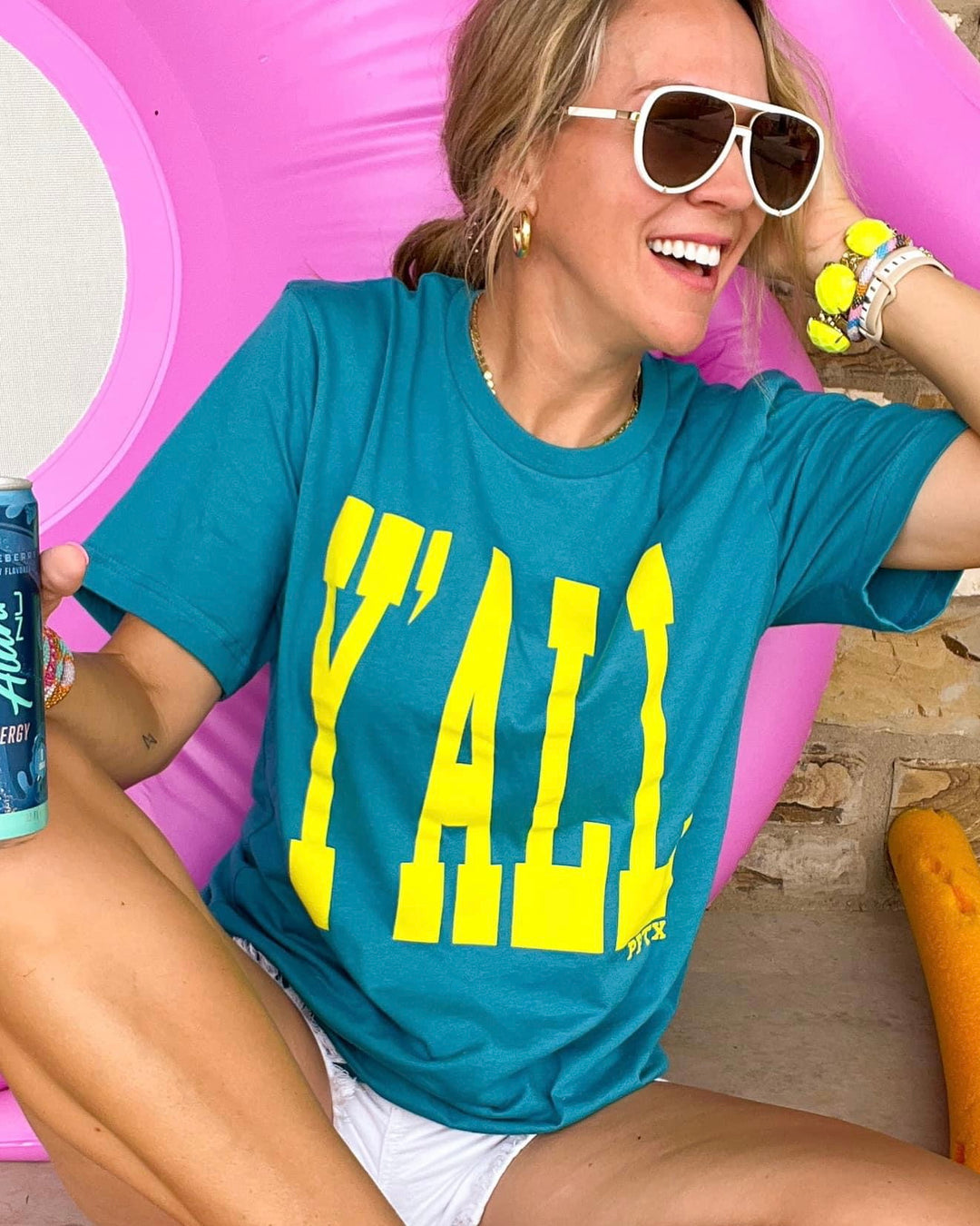 Y'all Neon Tee