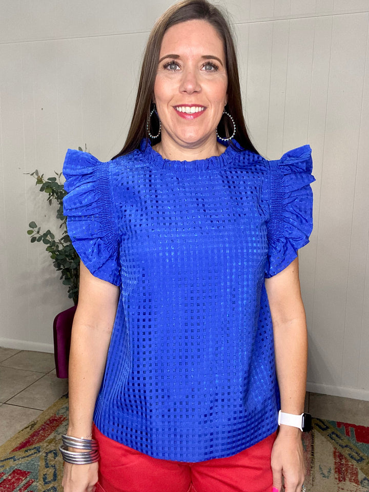Bridget Top in Royal