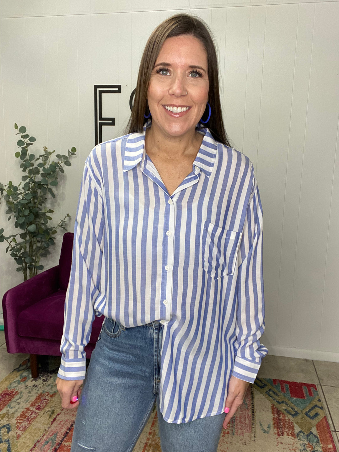 Alexa Top in Blue