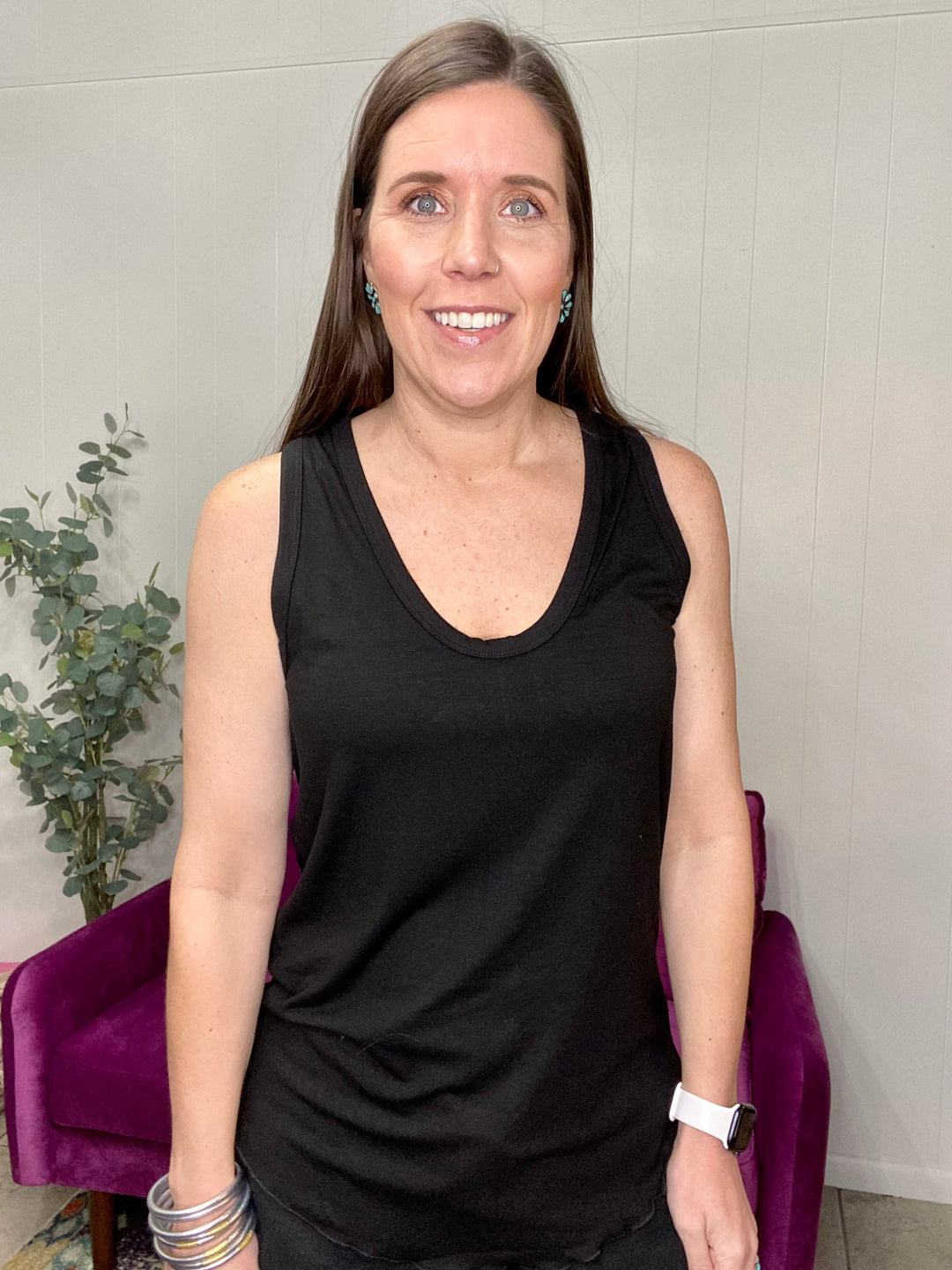 Jordie Tank in Black