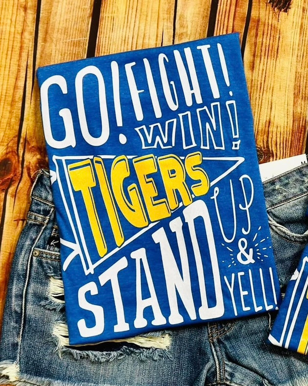 Go Fight Win Tigers Tee