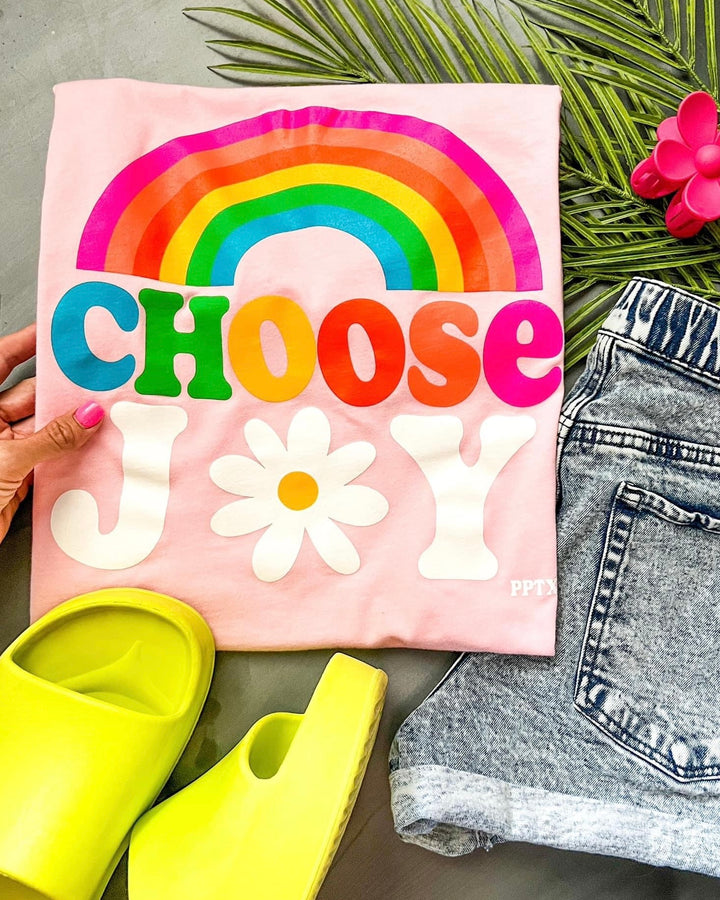 Choose Joy Pink Tee
