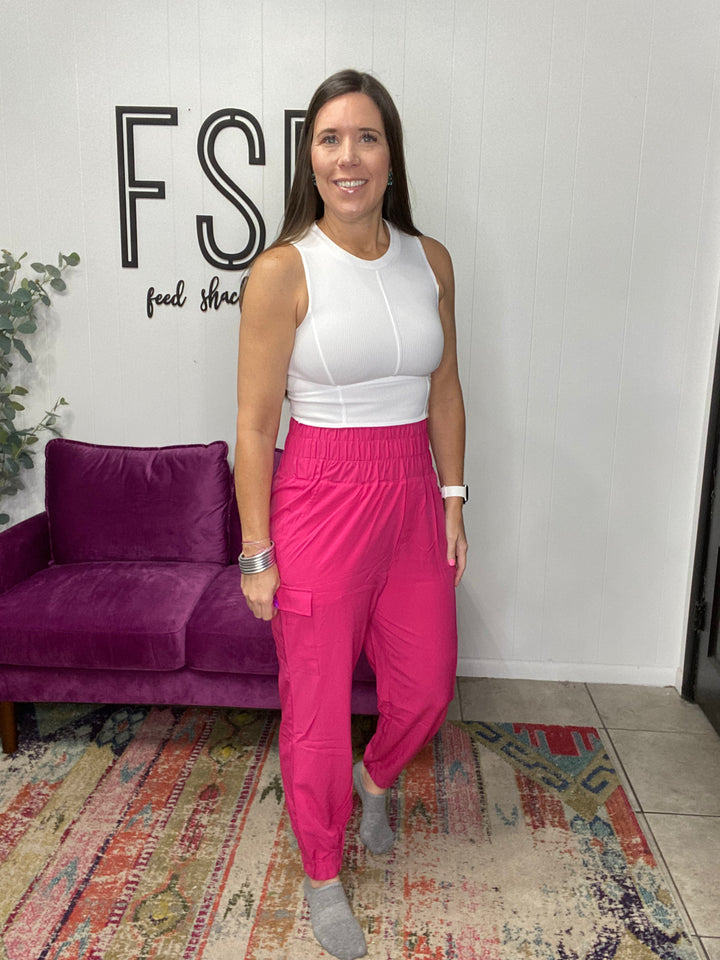 Amy Pants in Fuchsia