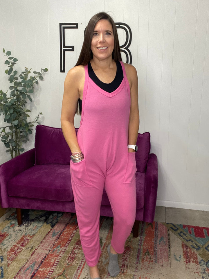 Emma Jumpsuit in Pink