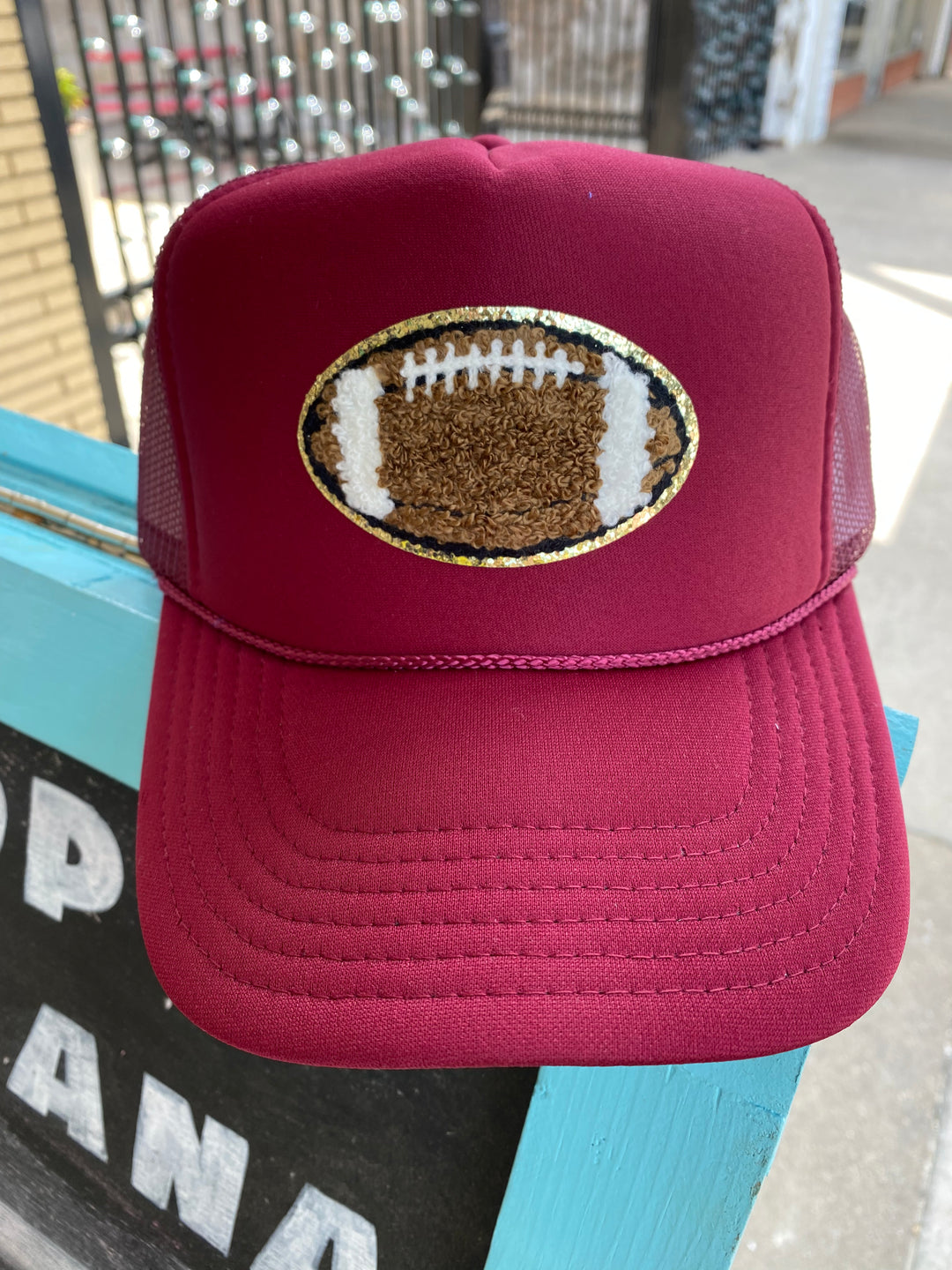 Football Patch Trucker Hat