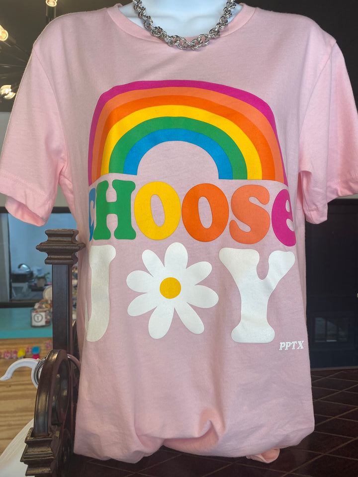 Choose Joy Pink Tee