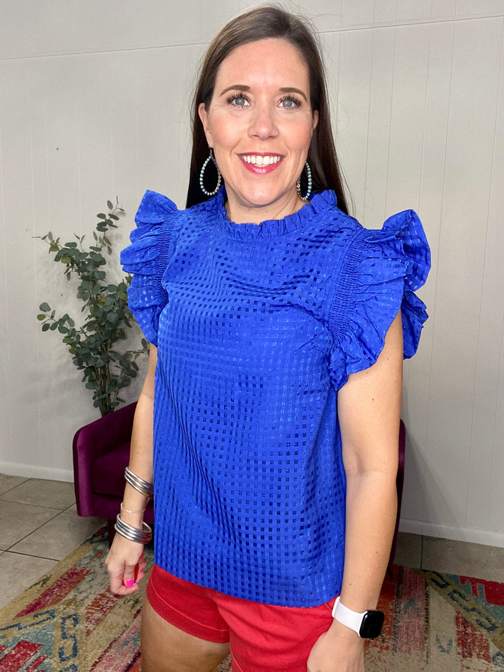 Bridget Top in Royal