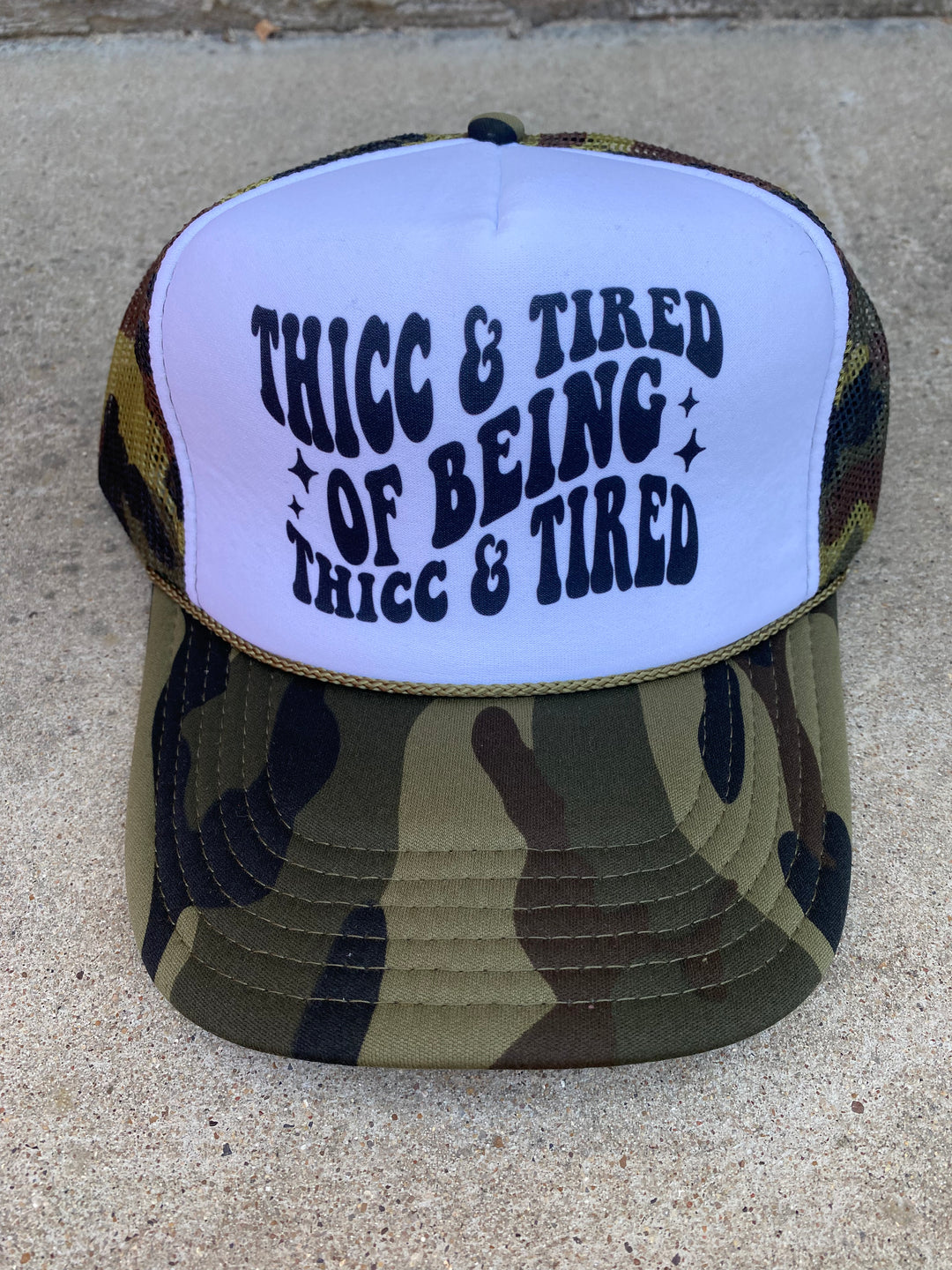 Thicc & Tired Trucker Hat