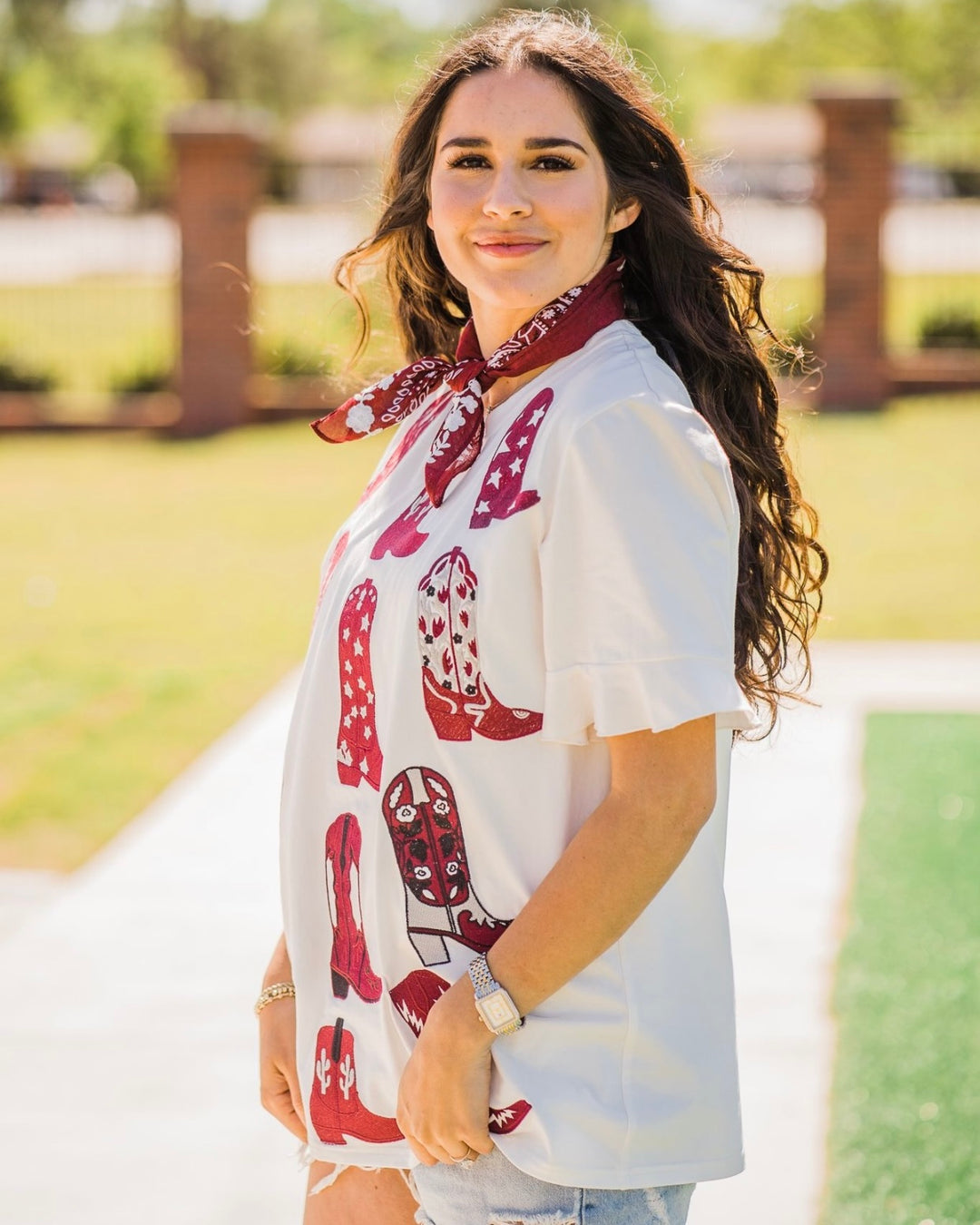 Walk The Line in Maroon