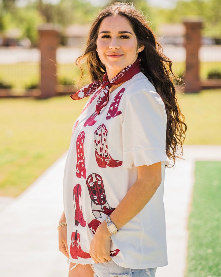 Walk The Line in Maroon