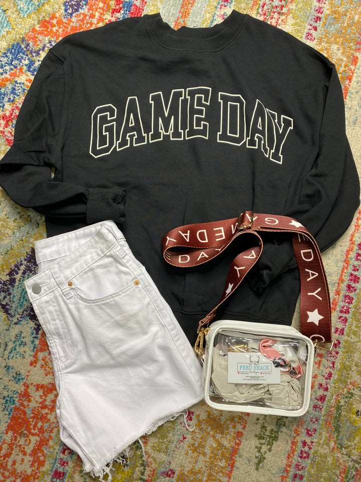 Game Day Black Sweatshirt