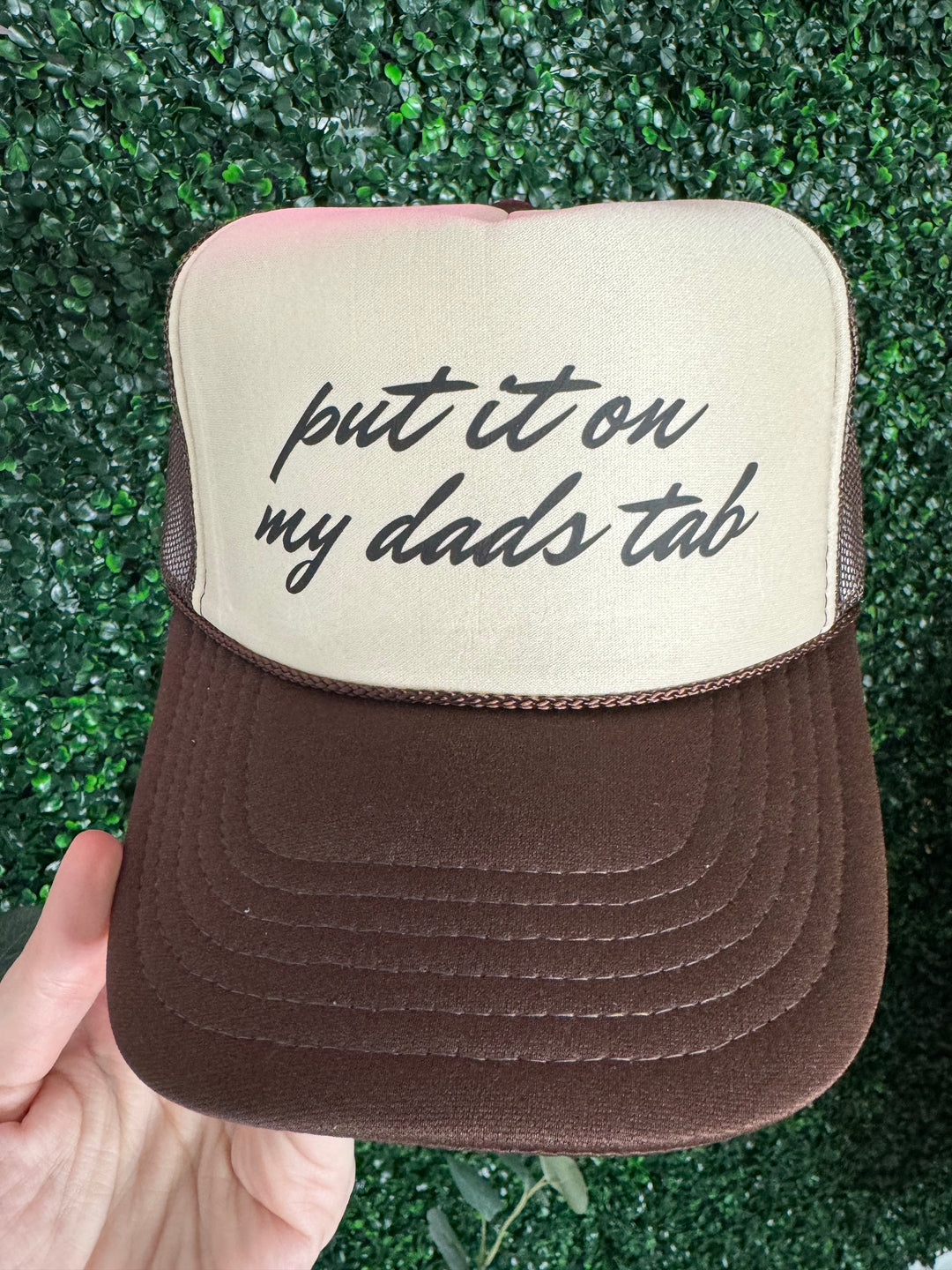 Dads Tab Trucker Hat