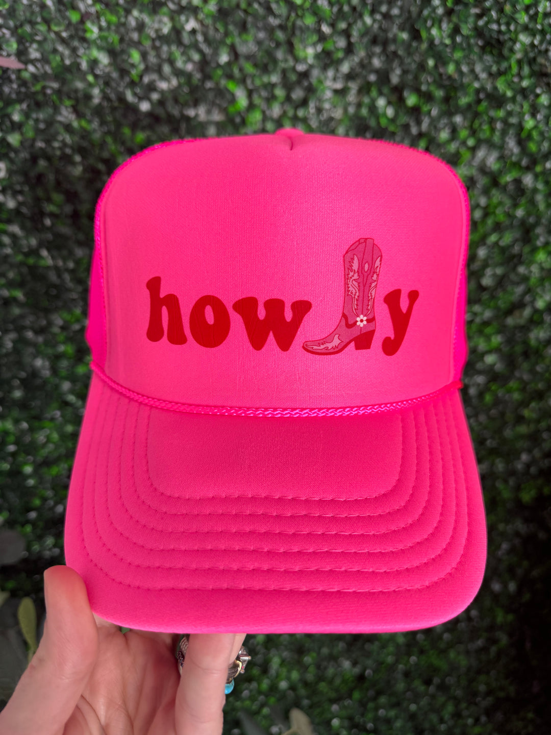 Howdy Boot Trucker Hat