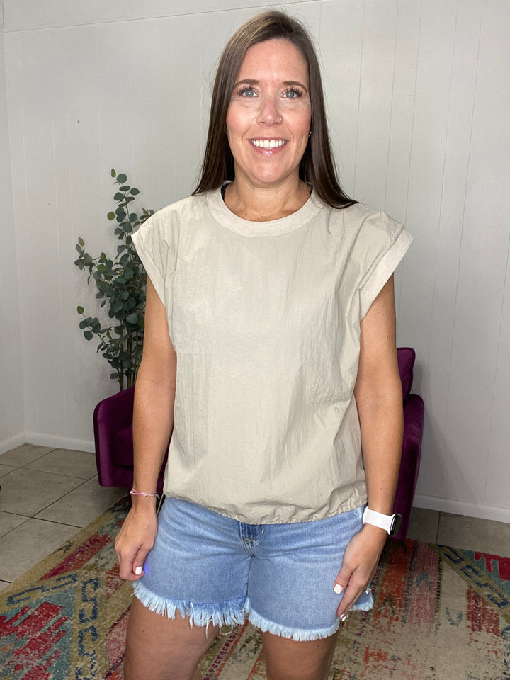 Tatum Top in Khaki