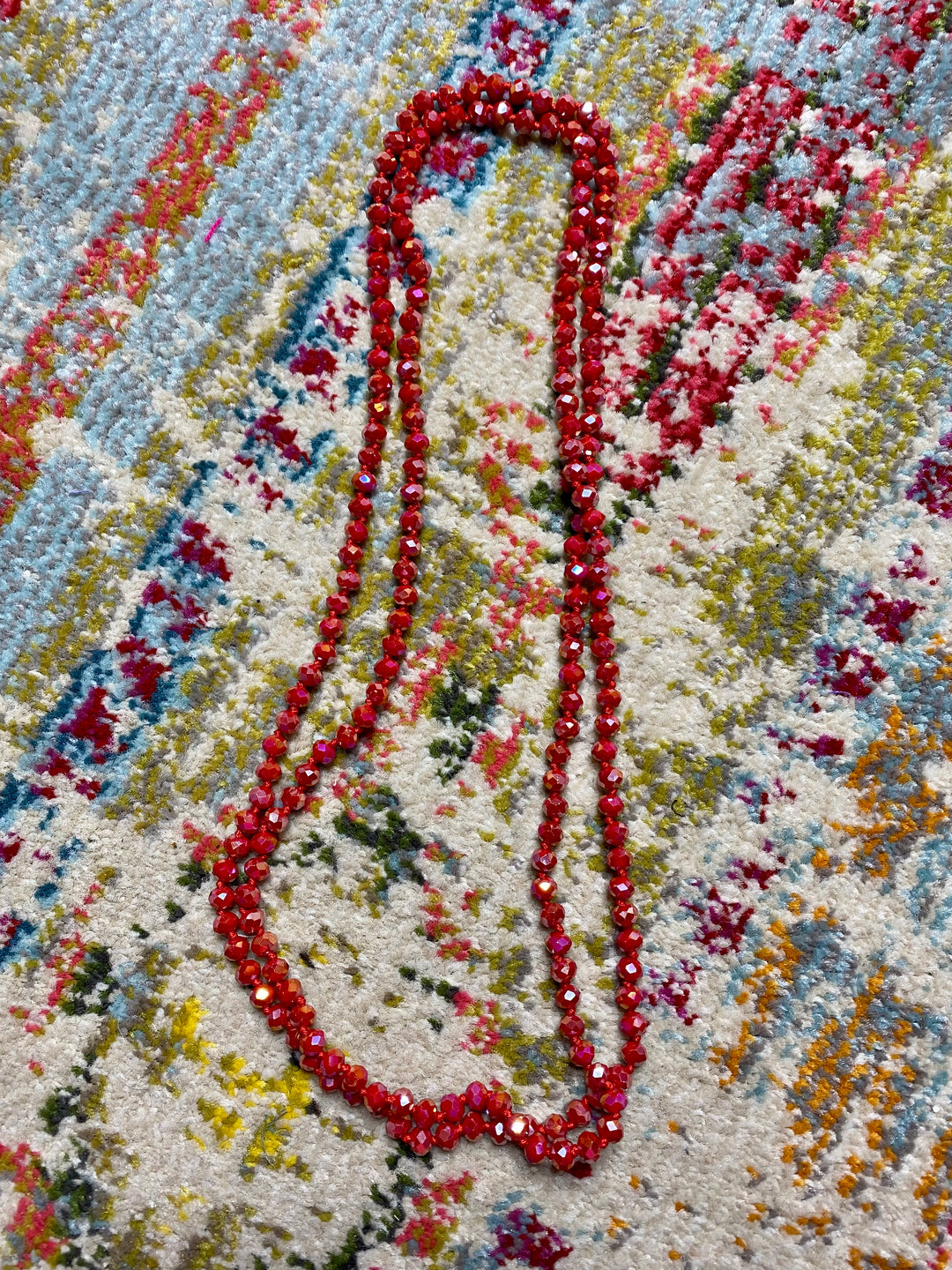 Callie Long Beaded Necklace