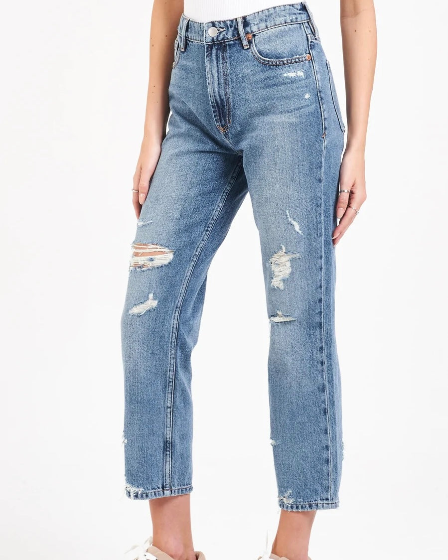Jodi {Elm Grove} Cropped Straight Jeans