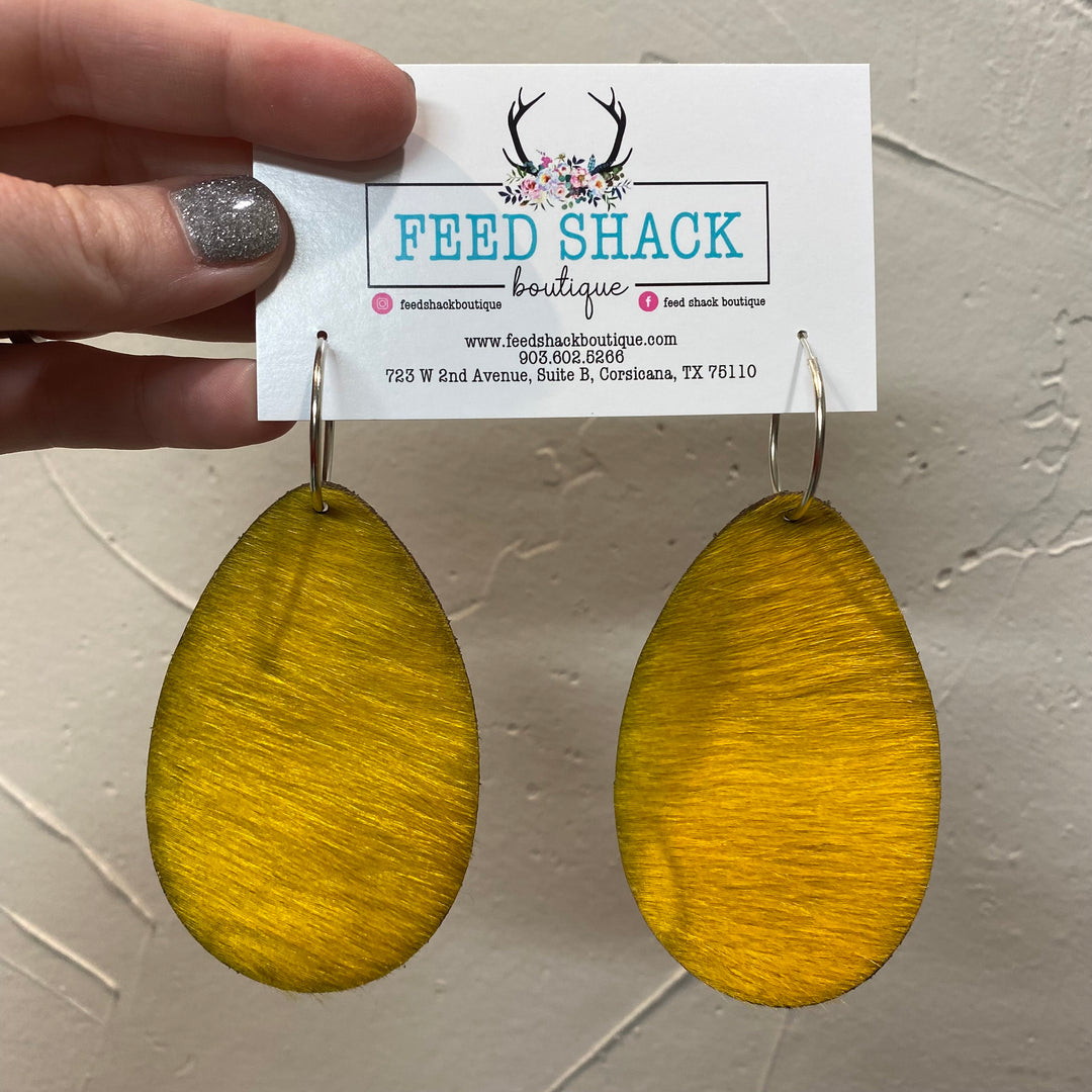 Darla Earrings in Mustard