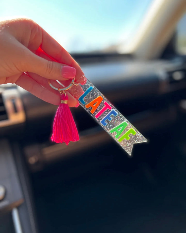 Acrylic Tassel Keychain