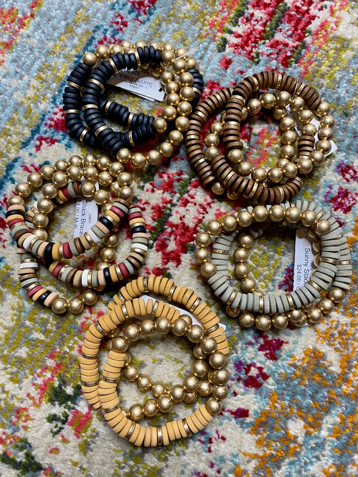 Sunny Stack Bracelets