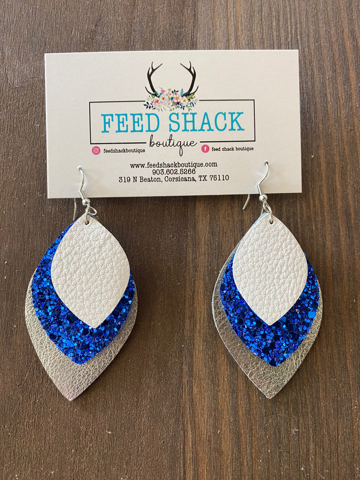 School Spirit Pear Earrings