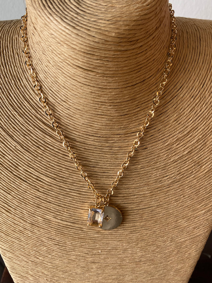 Double Pendant Necklace
