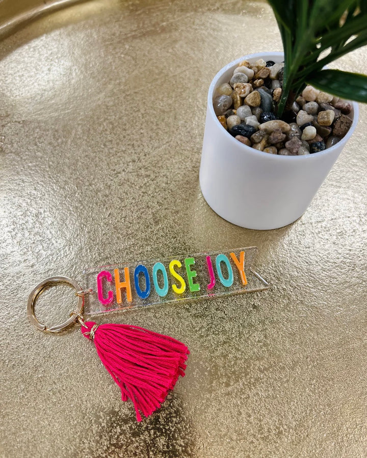 Acrylic Tassel Keychain