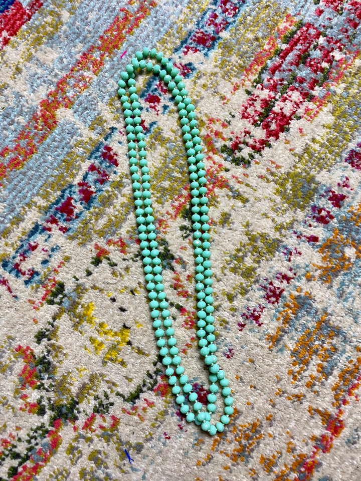 Callie Long Beaded Necklace