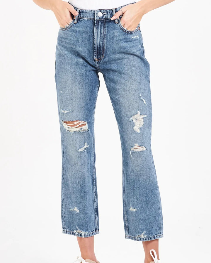 Jodi {Elm Grove} Cropped Straight Jeans