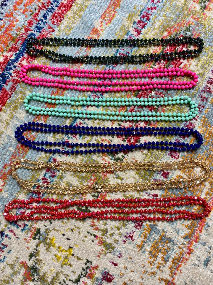 Callie Long Beaded Necklace