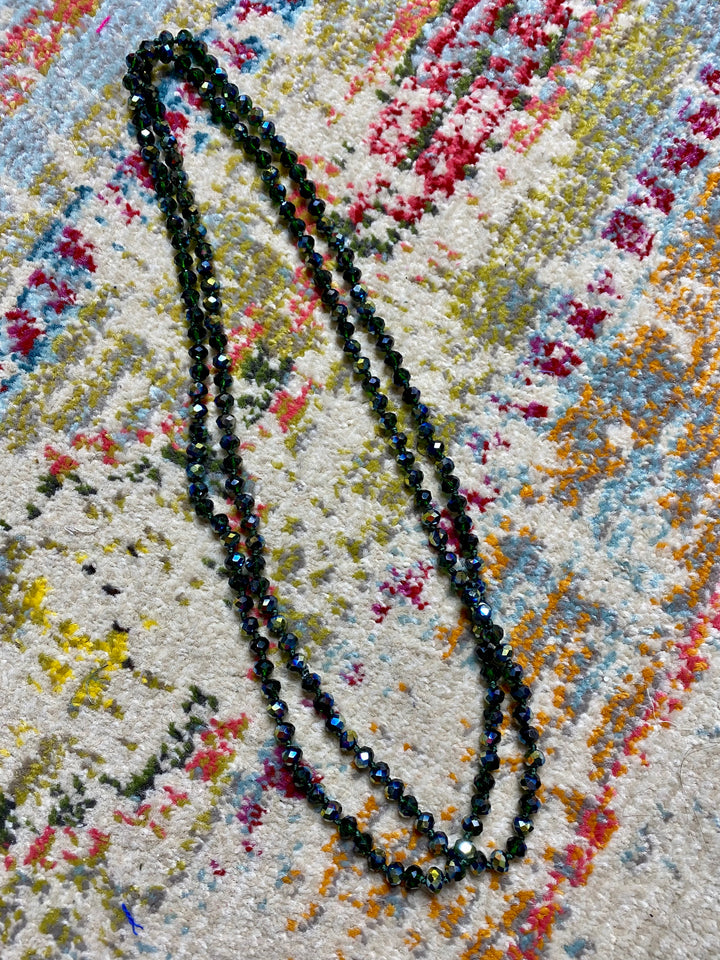 Callie Long Beaded Necklace