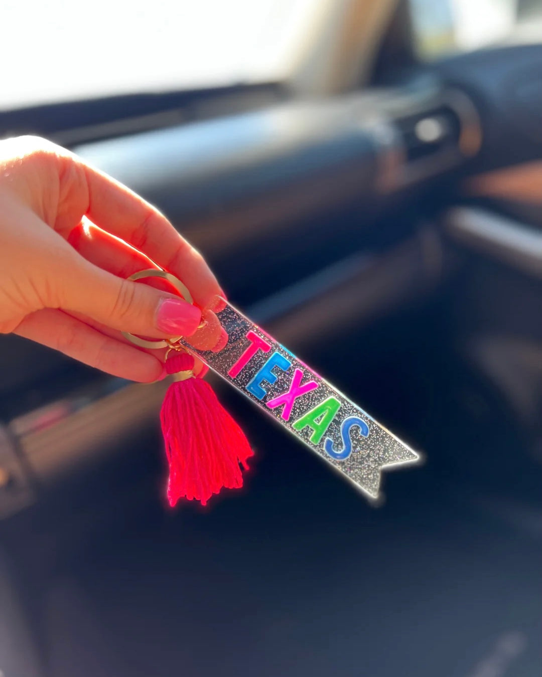Acrylic Tassel Keychain