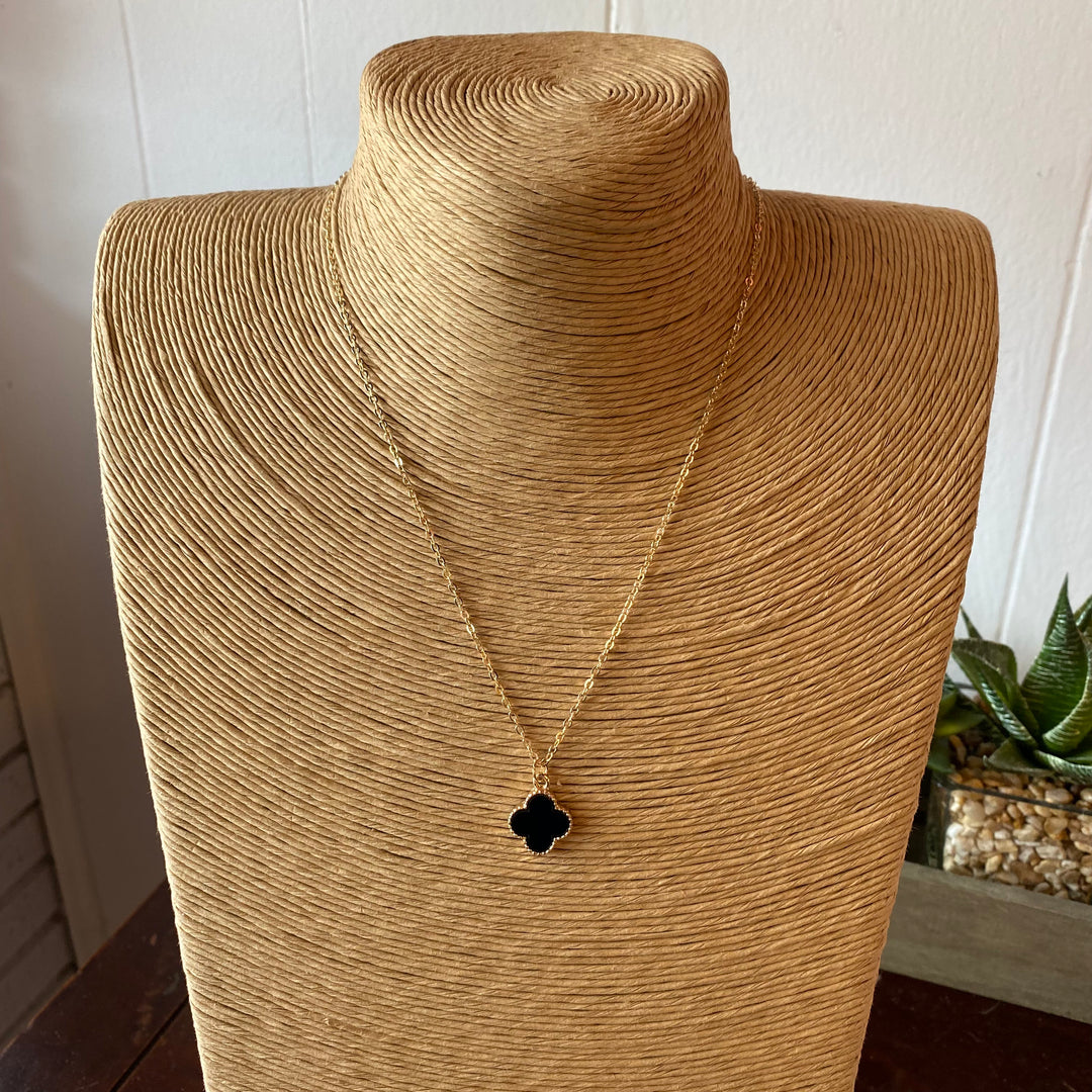 Black Clover Necklace