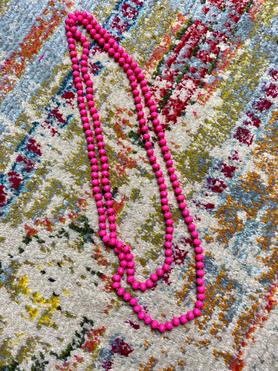 Callie Long Beaded Necklace